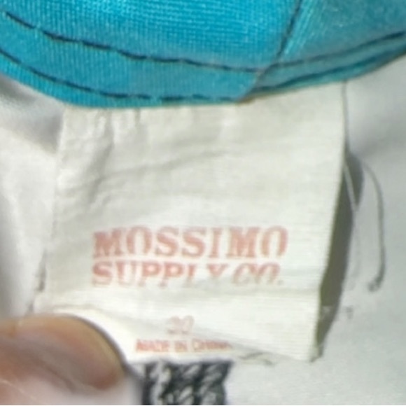 Mossimo Supply Co. Navy and Orange Striped Board Shorts Boys/youth Size 20 - Picture 3 of 3